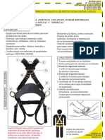 Arnes integral ignifugo de 4 anillas y 7 hebillas