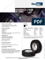 General Purpose Grade, Ul Listed Black Electrical Tape: Typical Applications Color (S)