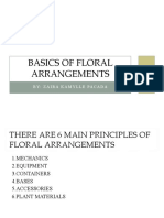 Basics of Floral Arrangements