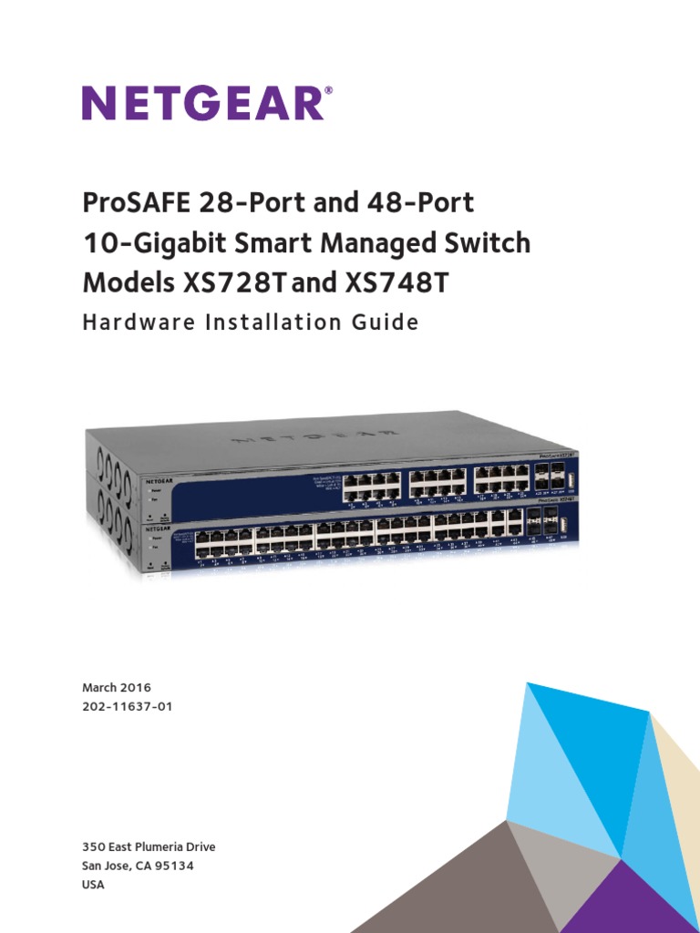 Hardware Guide Netgear Pdf Network Switch Computer Network