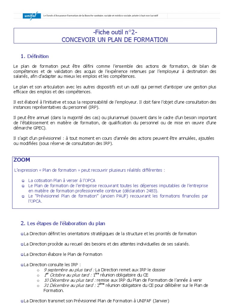 Concevoir un Plan de Formation Efficace | PDF | Business