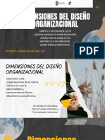 Dimensiones del diseño organizacional