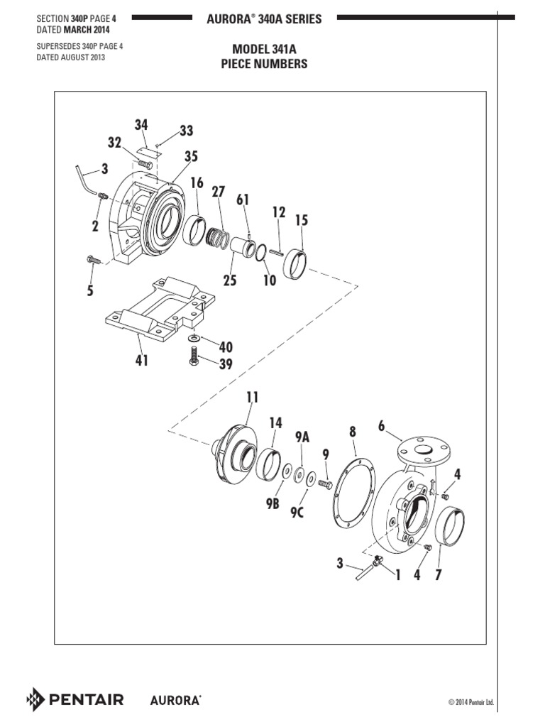 Aurora 341A Sparepart | PDF