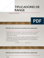 Multiplicadores de Lagrange