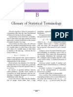 Appendix B - Glossary of Statistical - 2014 - Data Analysis Methods in Physical