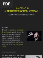 Ejercicios de respiración para cantar | PDF | Canto | Respiración