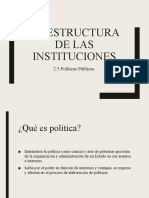 2.5 Políticas Públicas