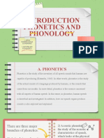 Introduction Phonetics & Phonology