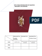 Reparación de Equipos Mediante Soldadura