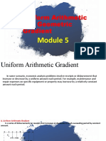 Module 5 Econ Uniform Gradient