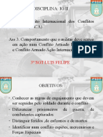 Regras de conduta militar em conflitos