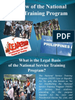 Overview of The National Service Training Program