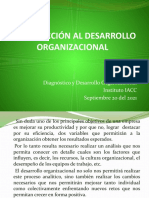 Desarrollo organizacional etapas diagnóstico implementación