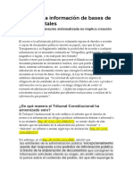 Acceso A La Información de Bases de Datos Estatales