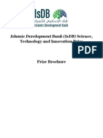 Islamic Development Bank (Isdb) Science,: Technology and Innovation Prize