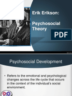 Erik Erikson Stages of Development