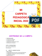 Muestra Carpeta Pedagogica 2022