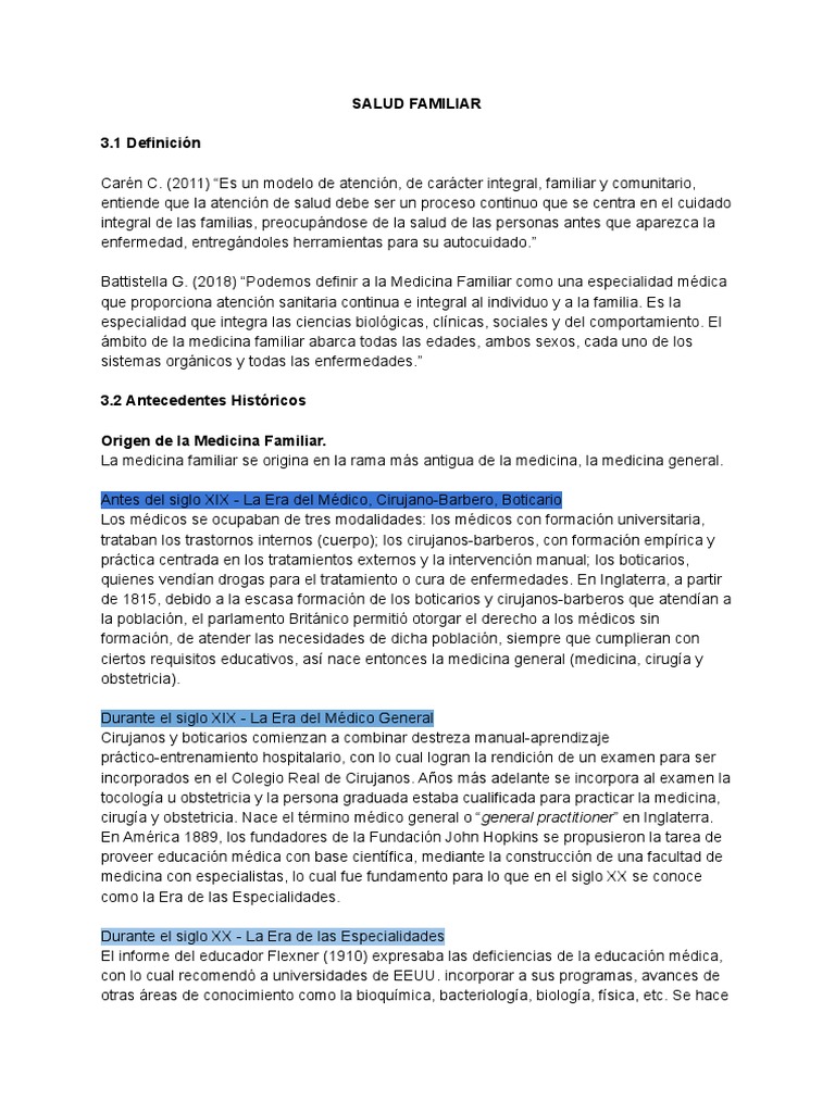 Cuidado Integral en Salud Familiar | PDF | Medicina Familiar | Medicina