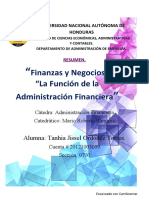 Resumen Administración Financiera Tanhia Jissel Ordóñez-Sección 0700