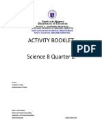 ACTIVITY BOOKLET in Science 8