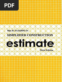 Simplified Construction Estimate (Third Edition) - Max Fajardo JR (Enhanced PDF)