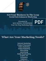Get Your Business in The Loop: Social Entertainment Marketing