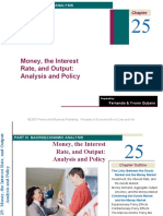 Money, The Interest Rate, and Output: Analysis and Policy