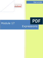 Module 17 - Expressions