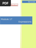 Module 17 - Expressions