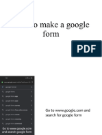 How To Make Google Form
