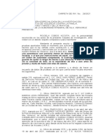 Solicitud de ejercicio de acción penal por sustracción de menor