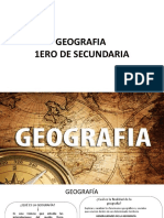 GEOGRAFIA 1ERO DE SEC