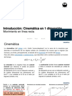 CINEMATICA