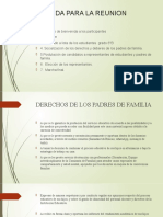 Diapositivas DERECHOS DE LOS PADRES DE FAMILIA