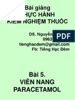 Bai 5. Vien Nang Paracetamol