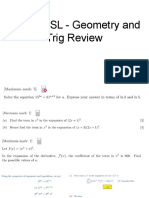 IBDP AASL - Geometry and Trig Review