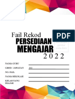 Rekod Persediaan Mengajar 2022