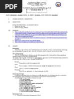 Module No. 3: Catering Management (HM Elec 5)