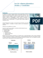 Expansores de Volumen Plasmatico Coloides y Cristaloides