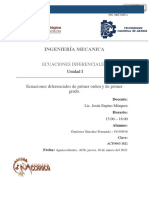 E.D de 1er. Orden y 1er. Grado - UNIDAD1