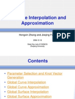 B Spline Interpolation and Approximation