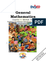 General Mathematics: Quarter 1 - Module 16: Solving Problems Involving Inverse Functions