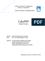 Manual Tecnico Cake PHP