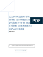 Aspectos Generales Compras Gobierno en Marco de Libre Competencia en Guatemala