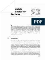 20 - Geometric Continuity For Surfaces - 2002 - Curves and Surfaces For CAGD