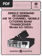 Single Sideband 36 Channel Am 18 Channel-Mobile Citizens Band Transceiver Model A3-5825B