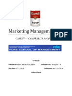 Marketing Management II: Case Iv - "Campbell'S Soup Can"