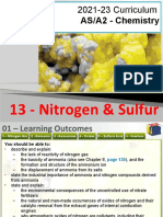 13 - Nitrogen and Sulfur