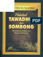 Hakekat Tawadhu Dan Sombong