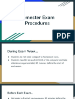 Exam Procedures (AY 2021-22 Sem 1)